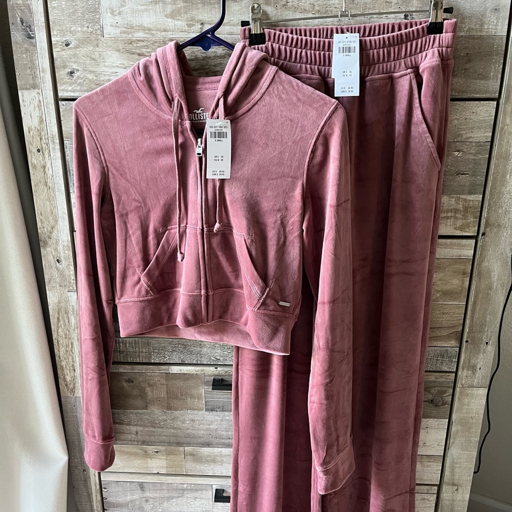 Hollister matching velour set